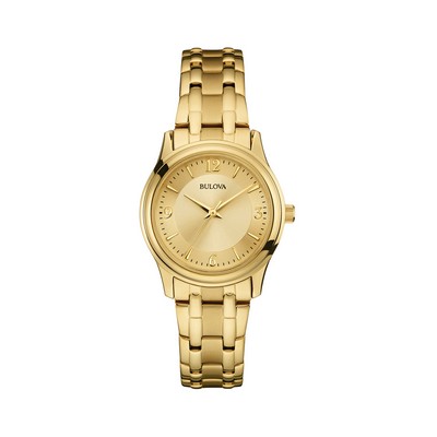 Bulova® Ladies' Corporate Collection Gold-tone Bracelet Watch