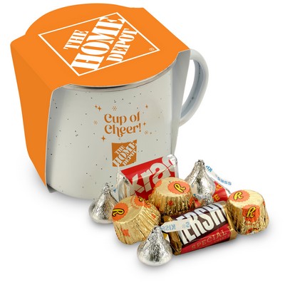 Promo Revolution - 16 Oz. Specked Camping Mug Gift Set w/Hershey® Everyday Mix