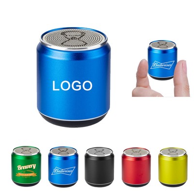Portable Rechargeable Metal Wireless Bluetooth Mini Speaker with Lanyard