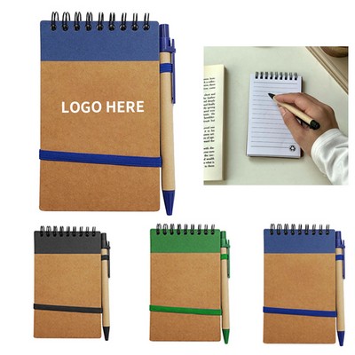 Coiled Notebook & Pen Combo Pack