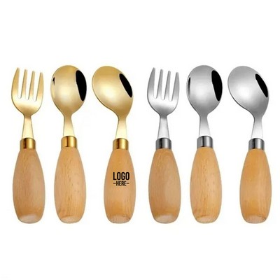 Wood Handle Spoon