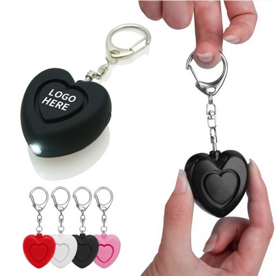 Heart Guard Alarm LED Keychain