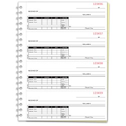 Plain 2-Part Cash Receipts Book