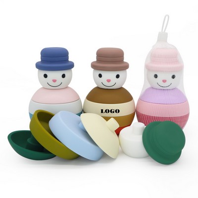 Food-Grade Educational Stackable Silicone Toy