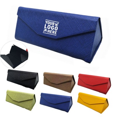 Triangular Foldable Portable Glasses Case
