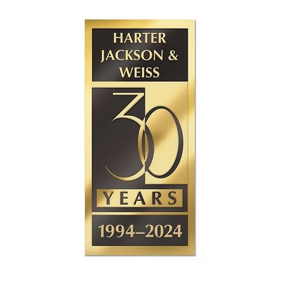 Fosler® Seals Personalized Rectangle Anniversary Seals Roll