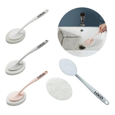 Long Handle Scouring Pad Cleaning Brush