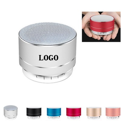 Metal Bluetooth speaker with subwoofer