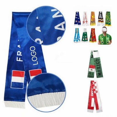 Custom World Cup scarf