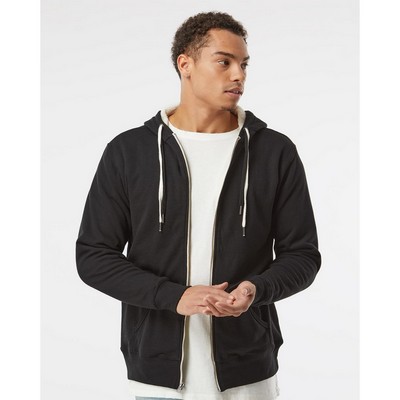 Independent Trading Co Unisex Sherpa-Lined Hooded Sweatshirt - EXP90SHZ