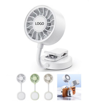 Magnetic Suction Hose Fan Multifunctional Phone Stand Fan with Clip