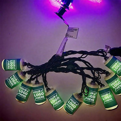 Novelty Beer Can Party String Lights