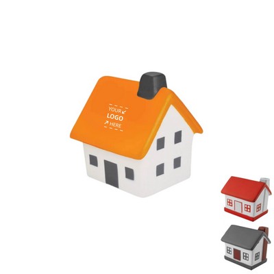 House-Shaped Stress Reliever Toy w/Custom Imprint