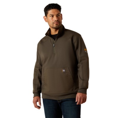 Ariat 10062608 Rebar Workman Duracanvas 1/4 Zip Sweatshirt