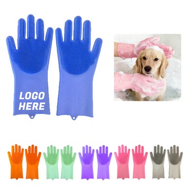 Silicone Pet Bathing Glove