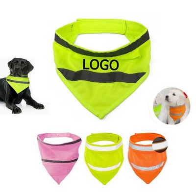 Reflective Safety Bandana for Dogs