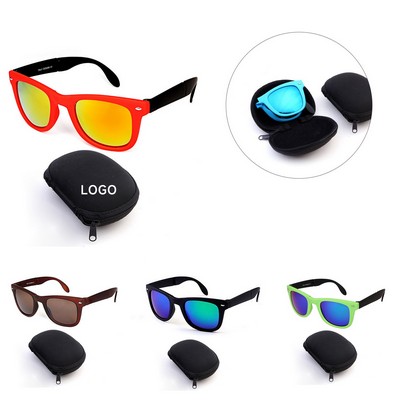 Foldable Sunglasses with Pouch