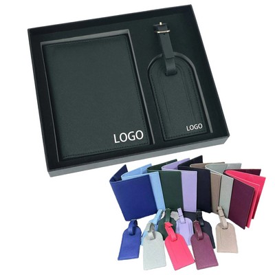 Custom Leather Passport Holder Simple Travel Document Organizer