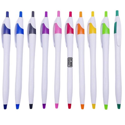 Plastic Retractable BallPoint Pen