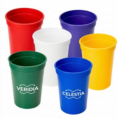 Custom 12 oz. Plastic Stadium Cups