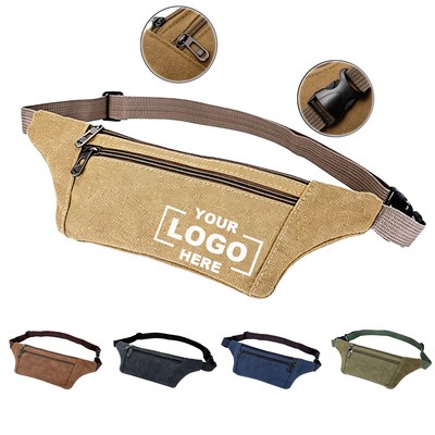 Canvas Sport Running Waist Bag