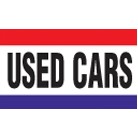 3 Stripe Used Cars Nylon Message Flag (3'x5')
