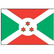 3'x5' Burundi U.N. Nylon Outdoor Flag - Style B