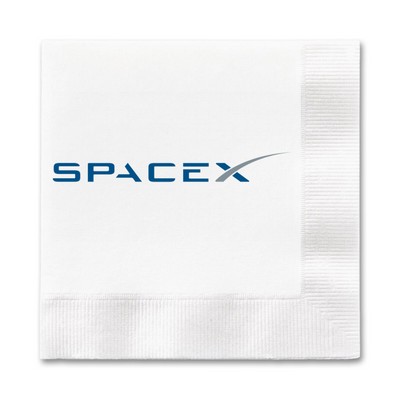 3-Ply White Dinner Napkin - 1/4 Fold - High Line