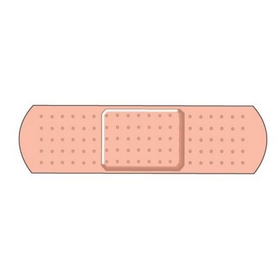 Adhesive Bandage Promotional Magnet w/ Strip Magnet (2 Square Inch)