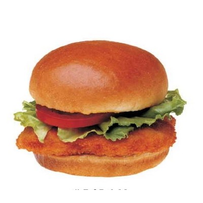 Chicken Sandwich Executive Magnet w/ Full Magnetic Back (6 Square Inch)
