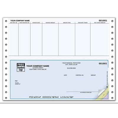 Continuous Accounts Payable Bottom Checks (2 Part)