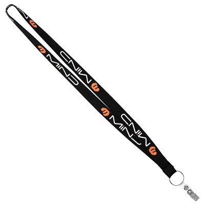 3/4" Recycled Euro Soft Lanyard (QuickShip) 18-24 Days