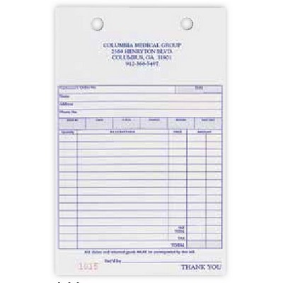 Sales Register 3 Part Forms - 4"x 6½"