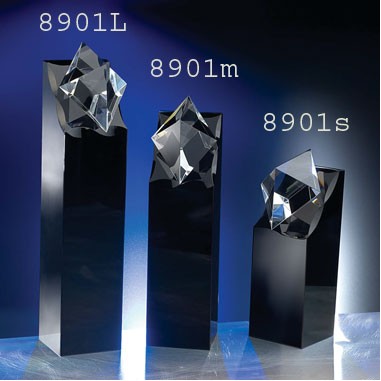 Diamond In The Rough Optic Crystal Award - Small