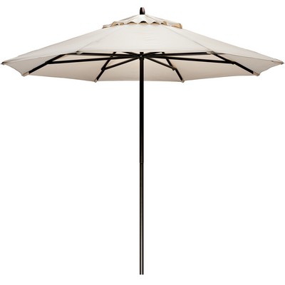 US Made 9' Commercial Market Umbrella w/Powder Coated Aluminum Frame