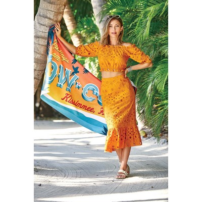 Custom Fiber Reactive Beach Towel (35" x 70")