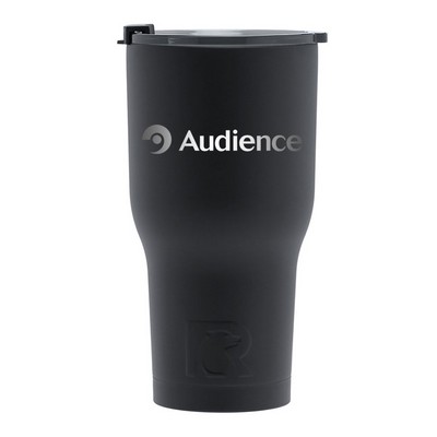 Engraved RTIC 20 Oz. Black Stainless Steel Tumblers