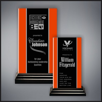 10" Side Stripes Orange/Black Award