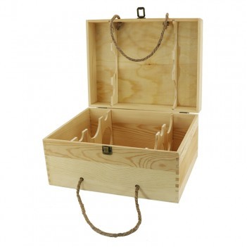 WineChest™ Six Bottle Pine Wood Box