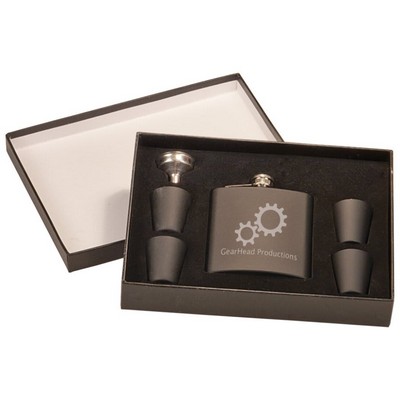 6 oz. Flask Set in Presentation Box