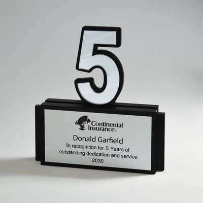 25 Years Anniversary Recognition Award (Black)