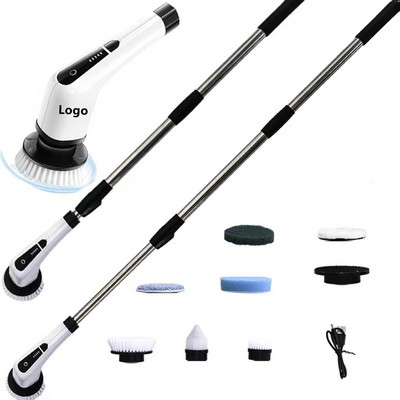 Electric Spin Scrubber Cordless Power Scrubber Cleaning Brush