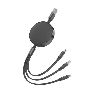 3-in-1 Telescoping Fast Charge Cable