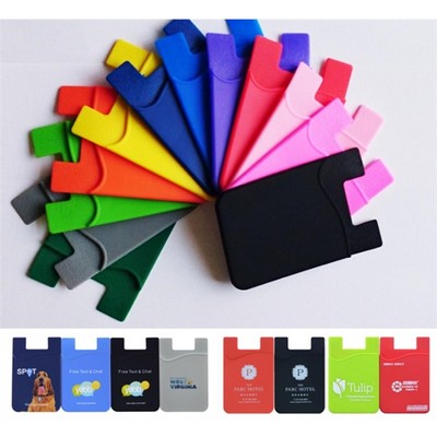 Silicone Card Sleeve Phone Wallet