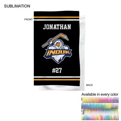Team Towel in Microfiber Dri-lite Terry, Sublimated Sports Towel (15"x25")