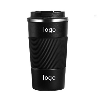 17oz Coffee Travel Stainless Steel Reusable Mug with Ceramic Coating