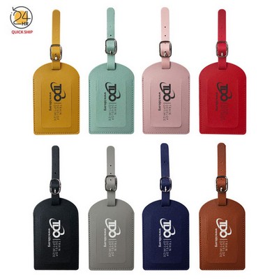 Luggage Tag Faux Leather for Suitcase