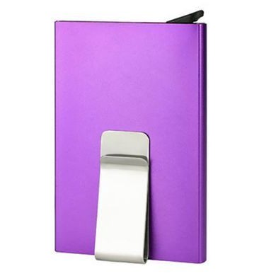 RFID Pop-Up Card Holder Wallet w/Clip