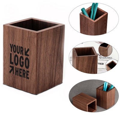 Walnut Pen Holder for Desk