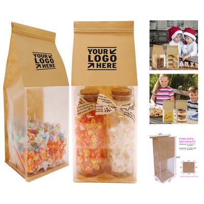 5.1 x 4.3 x 11" Bakery Bag with Window